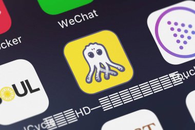 London, Büyük Britanya - 01 Ekim 2018: Screenshot-in Hd mobil app iphone üzerinde Youku.com Inc simgesinden. 
