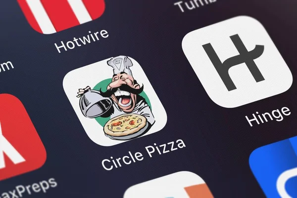 London Verenigd Koninkrijk Oktober 2018 Screenshot Van Mobiele App Cirkel — Stockfoto