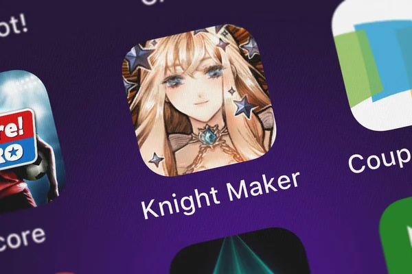London United Kingdom October 2018 Close Knight Maker Icon Magic — Stock Photo, Image