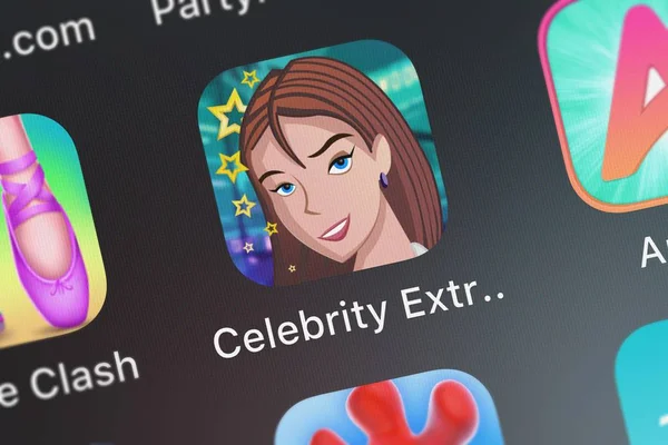 変身マニア話ゲームの人気アプリ有名人余分な一致のロンドン イギリス 2018 クローズ アップ ショット — ストック写真