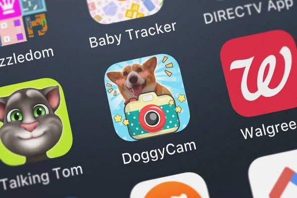 London Vereinigtes Königreich Oktober 2018 Ikone Der Mobilen App Doggycam — Stockfoto