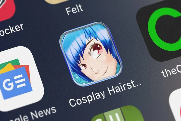 Londra Regno Unito Ottobre 2018 Screenshot Dell App Mobile Cosplay — Foto Stock