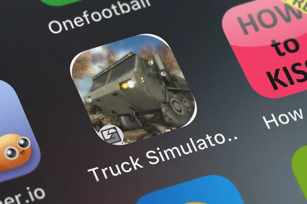 London Vereinigtes Königreich Oktober 2018 Screenshot Der Lkw Simulator Offroad — Stockfoto