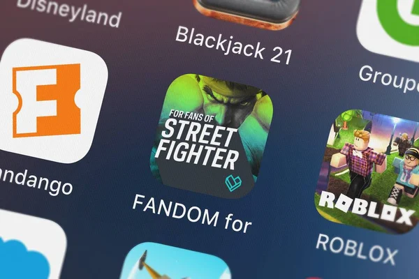 Лондон Великобританія Жовтня 2018 Фендому Street Fighter Програм Мобільних Пристроїв — стокове фото