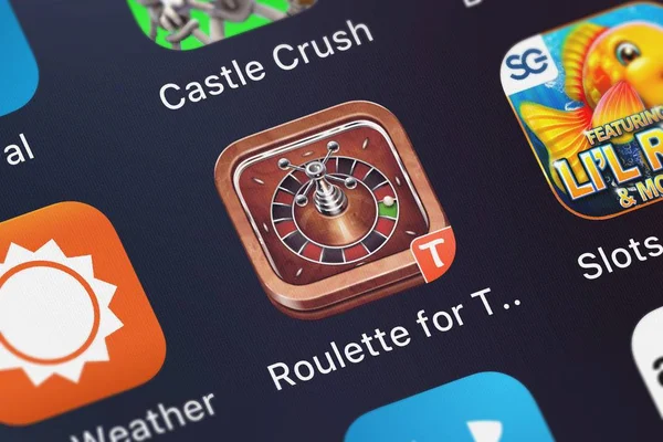 Londra Regno Unito Ottobre 2018 App Mobile Roulette Tango Tangome — Foto Stock