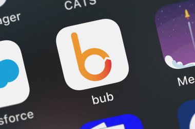 London, Büyük Britanya - 01 Ekim 2018: Screenshot-in satın almak, satmak, ödünç mobil app iphone üzerinde Sears simgesinden bub. 