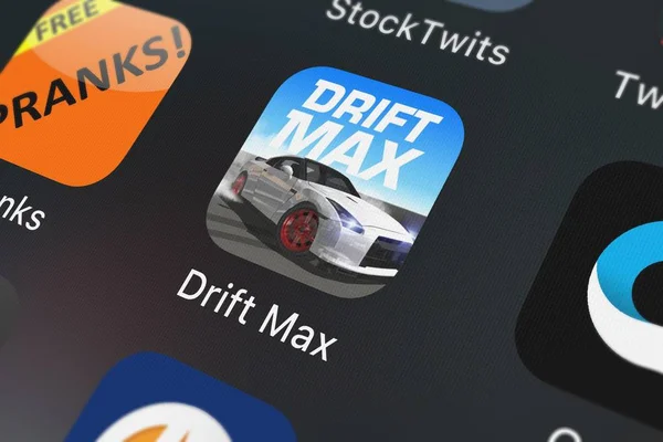 London Wielka Brytania Października 2018 Bliska Strzał Drift Max Car — Zdjęcie stockowe