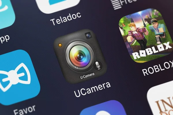 London Vereinigtes Königreich Oktober 2018 Screenshot Der Mobilen App Ucamera — Stockfoto