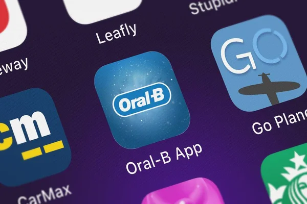 London Wielka Brytania Października 2018 Ikona Aplikacji Mobilnej Aplikacja Oral — Zdjęcie stockowe