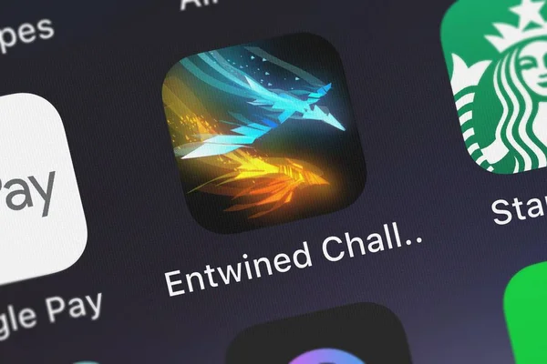 London Verenigd Koninkrijk Oktober 2018 Screenshot Van Mobiele App Entwined — Stockfoto