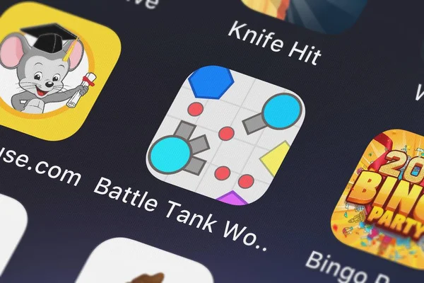 London Verenigd Koninkrijk Oktober 2018 Icoon Van Mobiele App Battle — Stockfoto