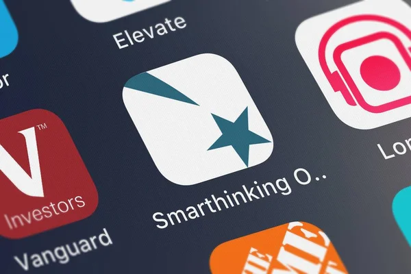 London United Kingdom October 2018 Screenshot Mobile App Smarthinking Online — Stock Photo, Image