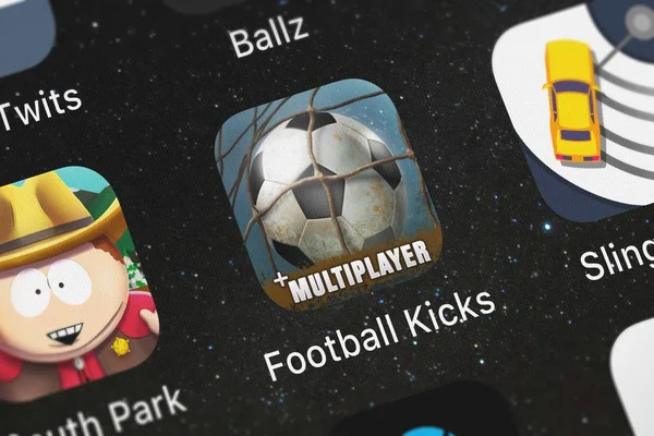 Londra Regno Unito Ottobre 2018 Screenshot Dell App Mobile Football — Foto Stock