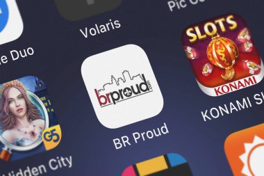 London, Büyük Britanya - 01 Ekim 2018: Screenshot-in hareket eden app Br gurur - Nexstar yayın üzerinden Wvla Wgmb.