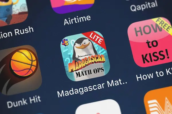 London Vereinigtes Königreich Oktober 2018 Nahaufnahme Der Madagaskar Mathematik Ikone — Stockfoto