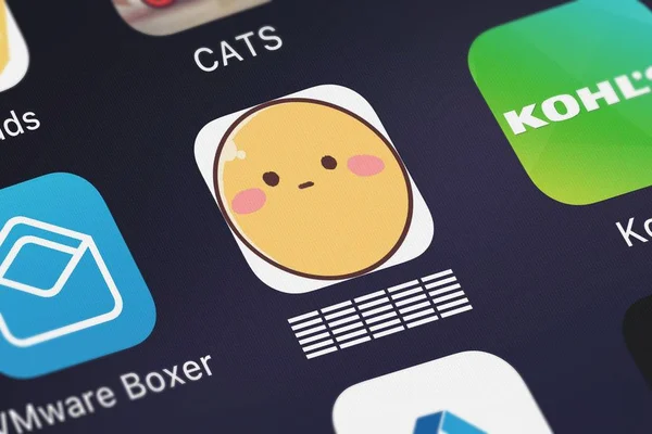 London, Büyük Britanya - 02 Ekim 2018: simgesini Hit-nokta Co., Ltd. mobil App iphone üzerinde. 