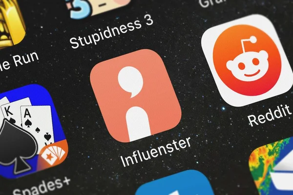 London United Kingdom Oktober 2018 Screenshot Der Mobilen App Influenster — Stockfoto