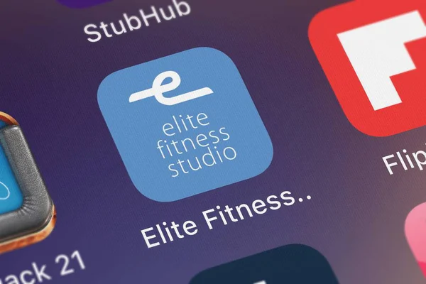 Londres Reino Unido Octubre 2018 Primer Plano Del Elite Fitness — Foto de Stock