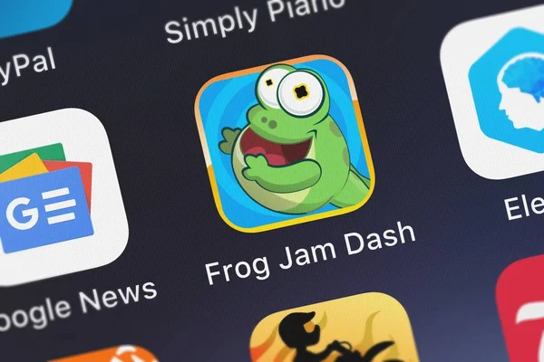 London United Kingdom October 2018 Close Frog Jam Dash Icon — Stock Photo, Image