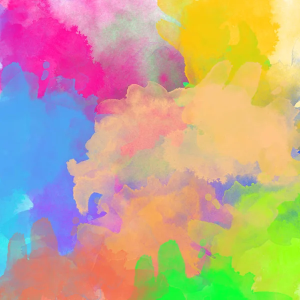 Colorful Watercolor Background Different Colors — Stock Photo, Image