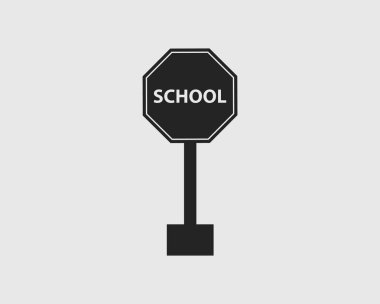 Gri arka planda otoyol ok Işareti simgesi.