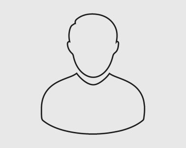 Gri arka planda Kullanıcı satırı simgesi