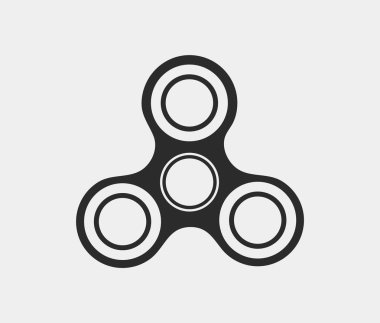 El Spinner düz vektör simgesi.