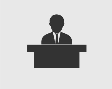 Müşteri Servisi simgesini gri arka plan üzerinde. 