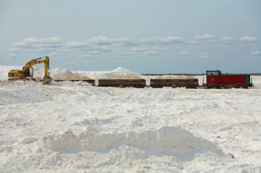 Endüstriyel tuz madenciliği Doğal tuz.