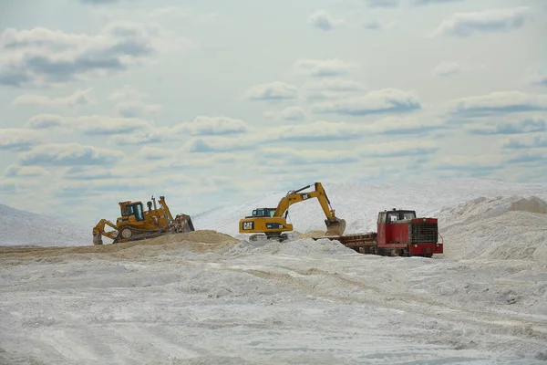 Endüstriyel tuz madenciliği Doğal tuz.