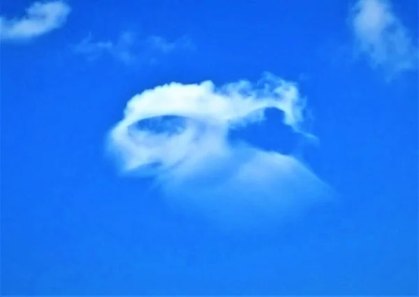 Criatura Cielo Otra Imagen Increíble Que Las Nubes Nos Pueden — Foto de Stock