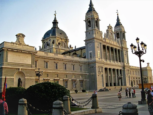 Palacio Real Madrid Residencia Oficial Familia Real Española Ciudad Madrid — Foto de Stock