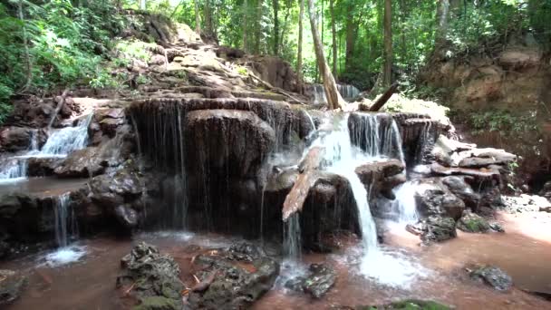 Mounten Tajlandii Jest Wodospad — Wideo stockowe