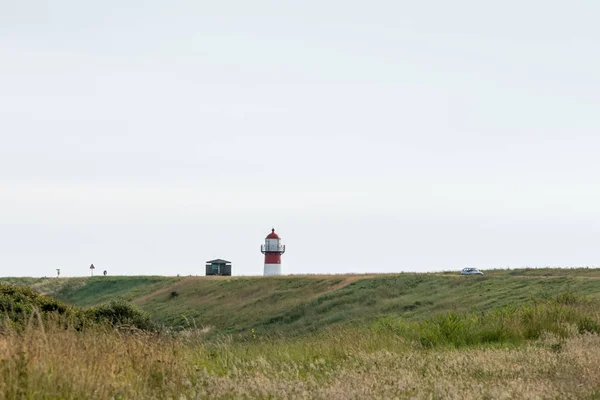 Phare Est Situé Aux Pays Bas Westkapelle Bord Mer — Photo