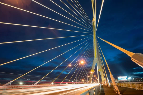 Diese Wunderschöne Rama Brücke Liegt Der Hauptstadt Thailands — Stockfoto