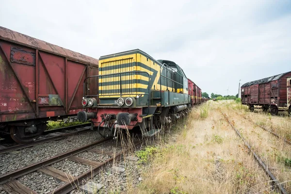 Tren Descartado Hin Termina Cementerio Trenes —  Fotos de Stock