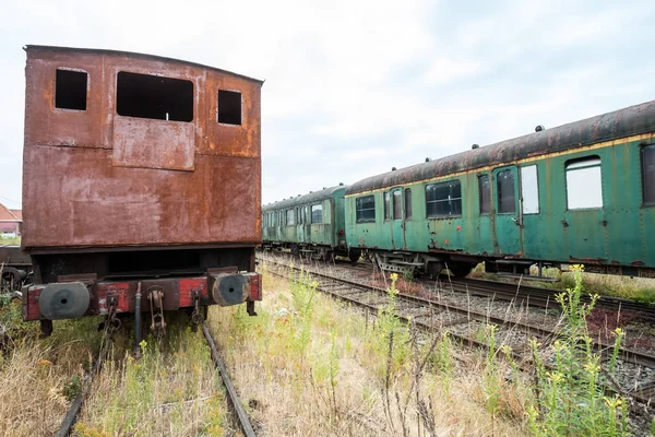 Train Discarded Hin Ends Train Graveyard — Stock Photo, Image