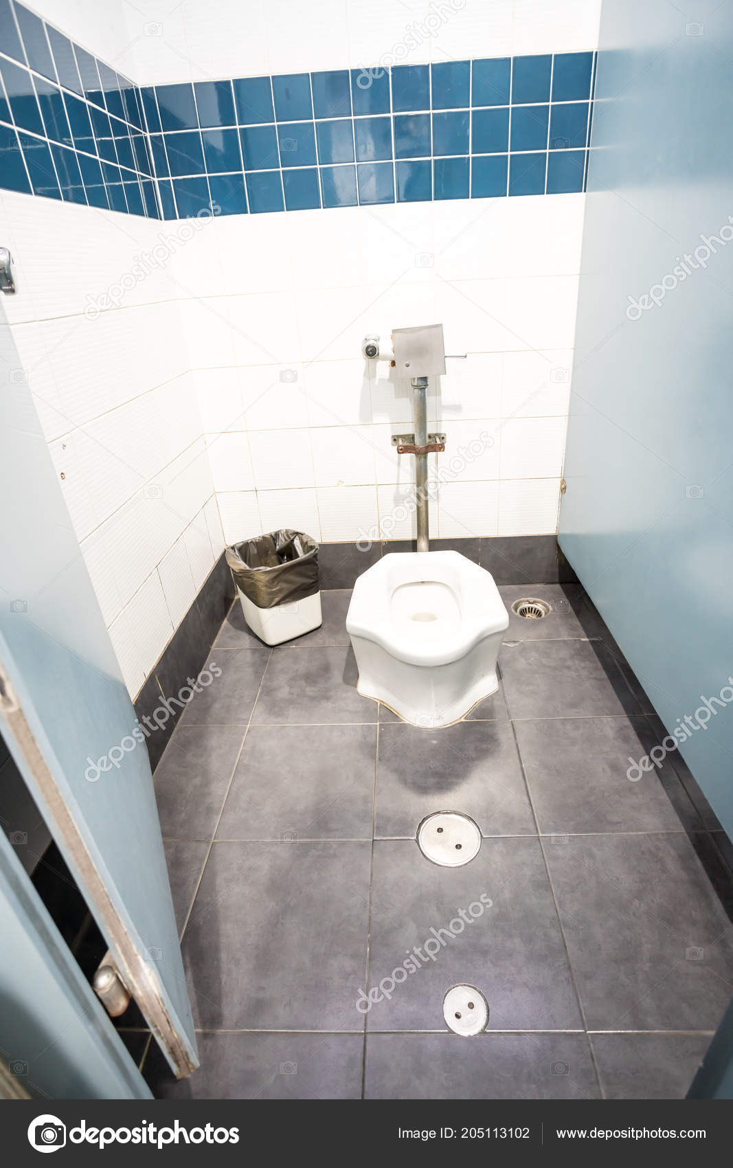 Warehouse Large Men Toilet Each Floor Stock Photo C Denboma