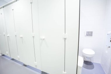 Genel bir binada womans tuvalet kapıları vardır.