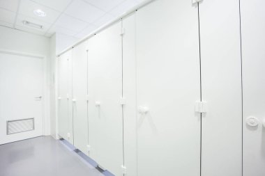 Genel bir binada womans tuvalet kapıları vardır.