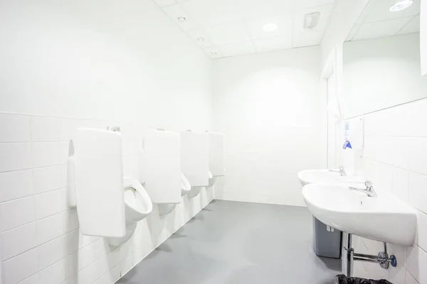 Urinals Sink Old Building Men Only — Stock Photo, Image