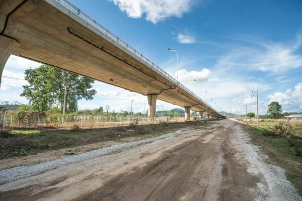 Deuxième Pont Amitié Thaïlandais Myanmar Crépuscule Mae Sot Tak Thaïlande — Photo