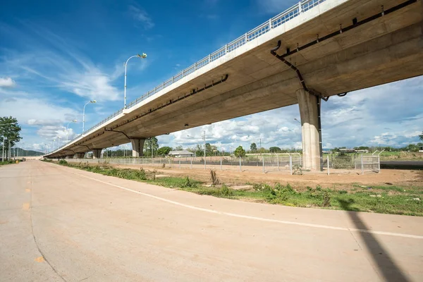 Segundo Puente Amistad Tailandés Birmano Atardecer Mae Sot Tak Tailandia — Foto de Stock