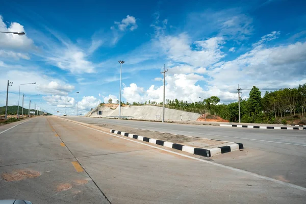 Längs Vänskapen Road Thailand Och Myanmar Denna Vackra Nya Road — Stockfoto