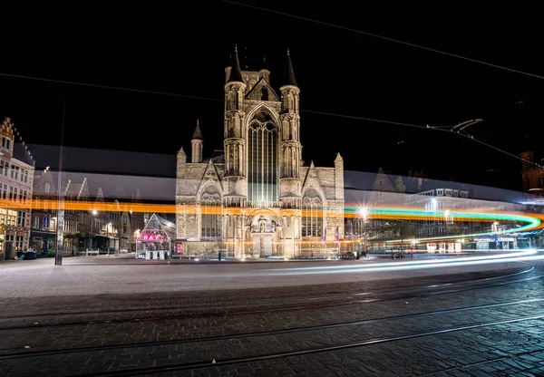 Belfort Een Van Drie Torens Van Gent — Stockfoto