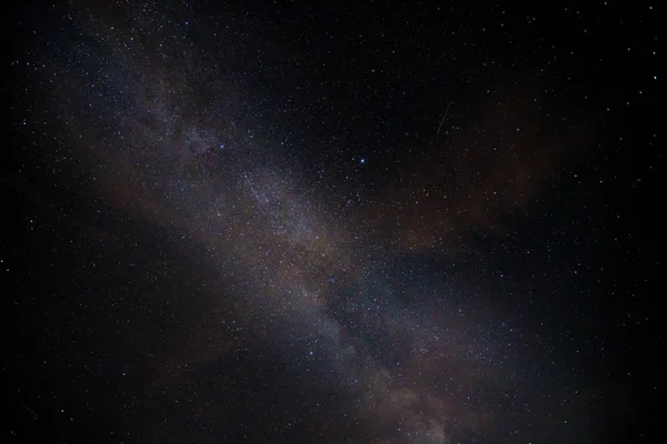 Het Midden Nacht Wanneer Geen Maan Kun Dit Zien Mooi — Stockfoto