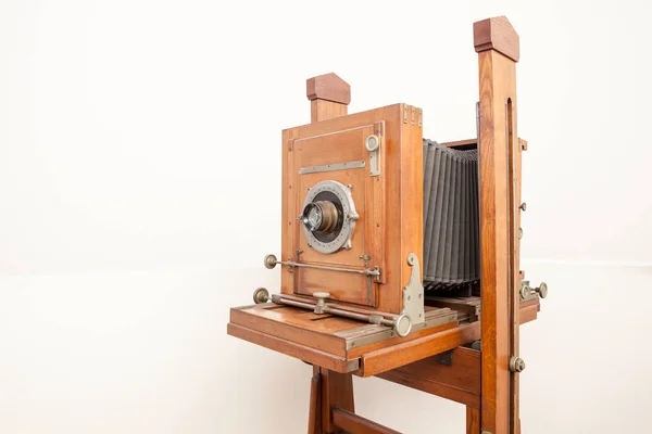 of the years silently there is an antique wooden camera