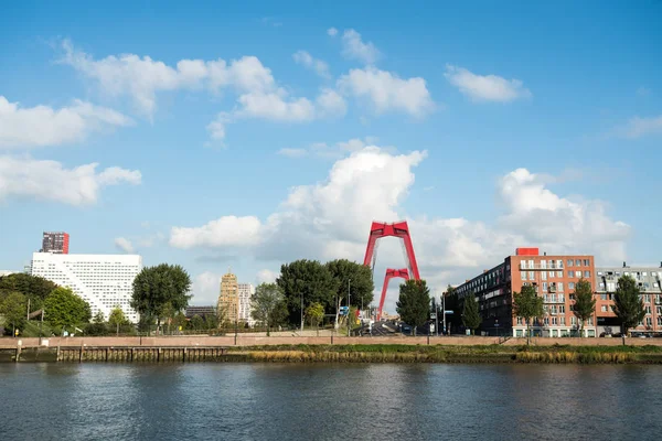 Deze Prachtige Willems Brug Het Hart Van Rotterdam — Stockfoto