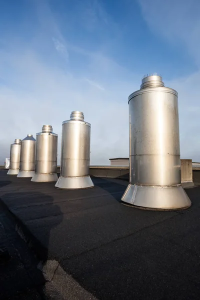 Chimney on the roof — Stock Photo, Image