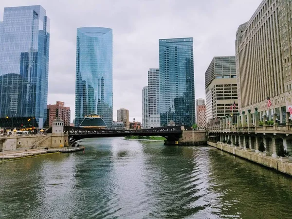 Caminando Por Ciudad Chicago — Foto de Stock